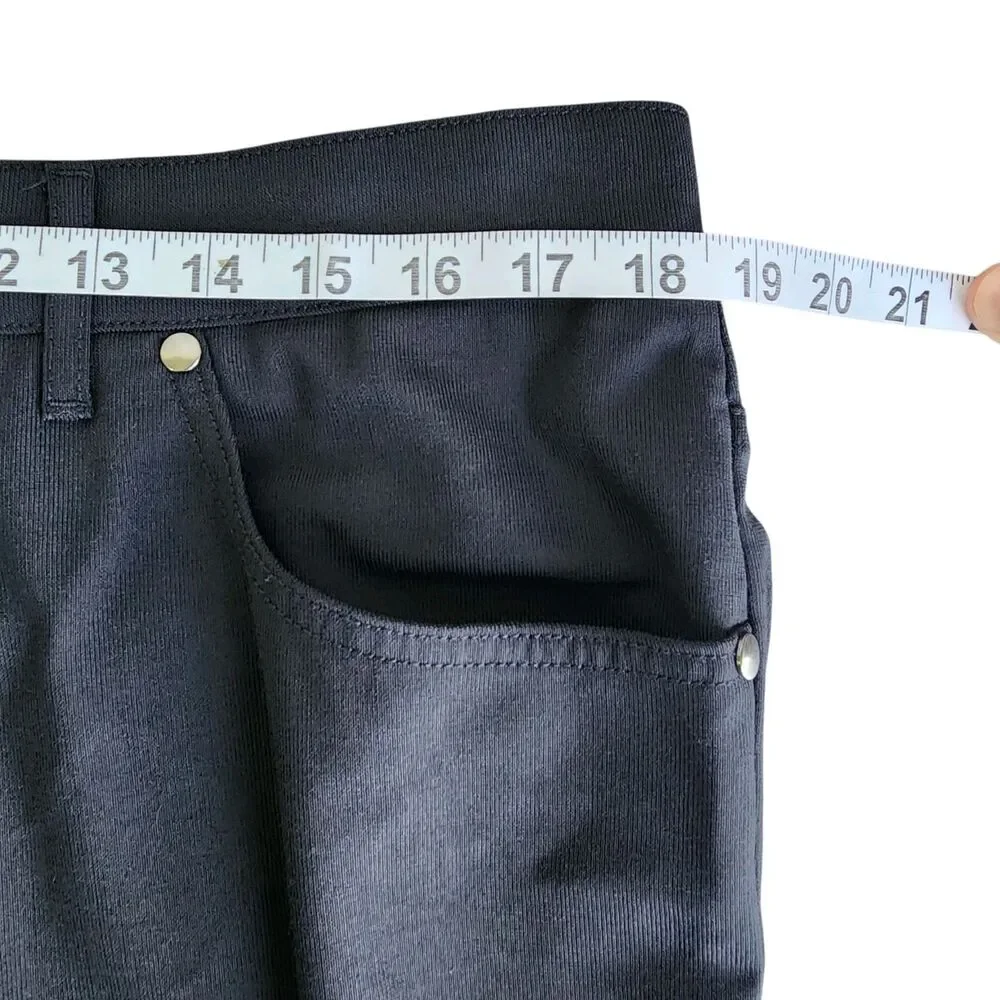 St. Croix Collections Men’s Wool Blend Pants Black Size 38 Made in Italy